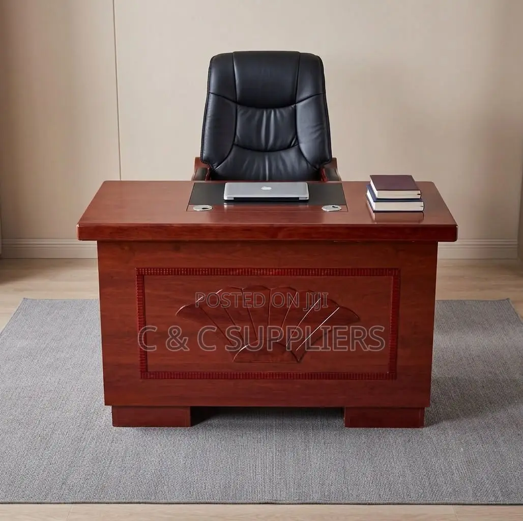 Office Desk With Drawers-1.4 Meters