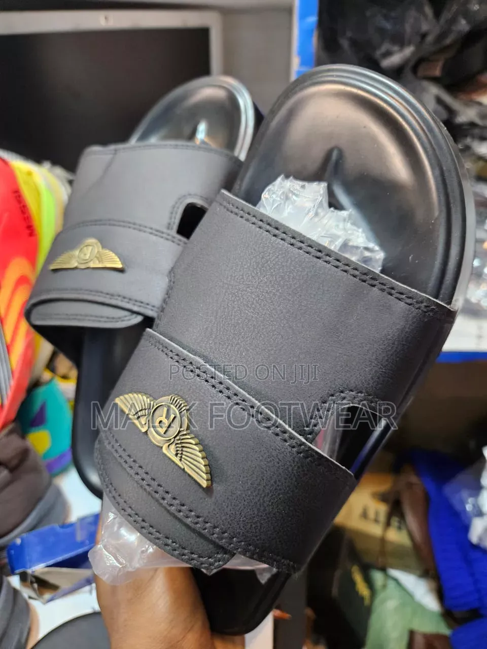 Premium Branded Men's Slides