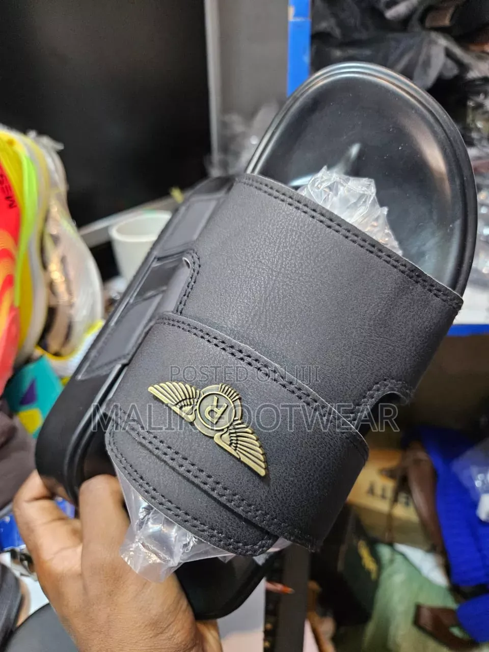 Premium Branded Men's Slides