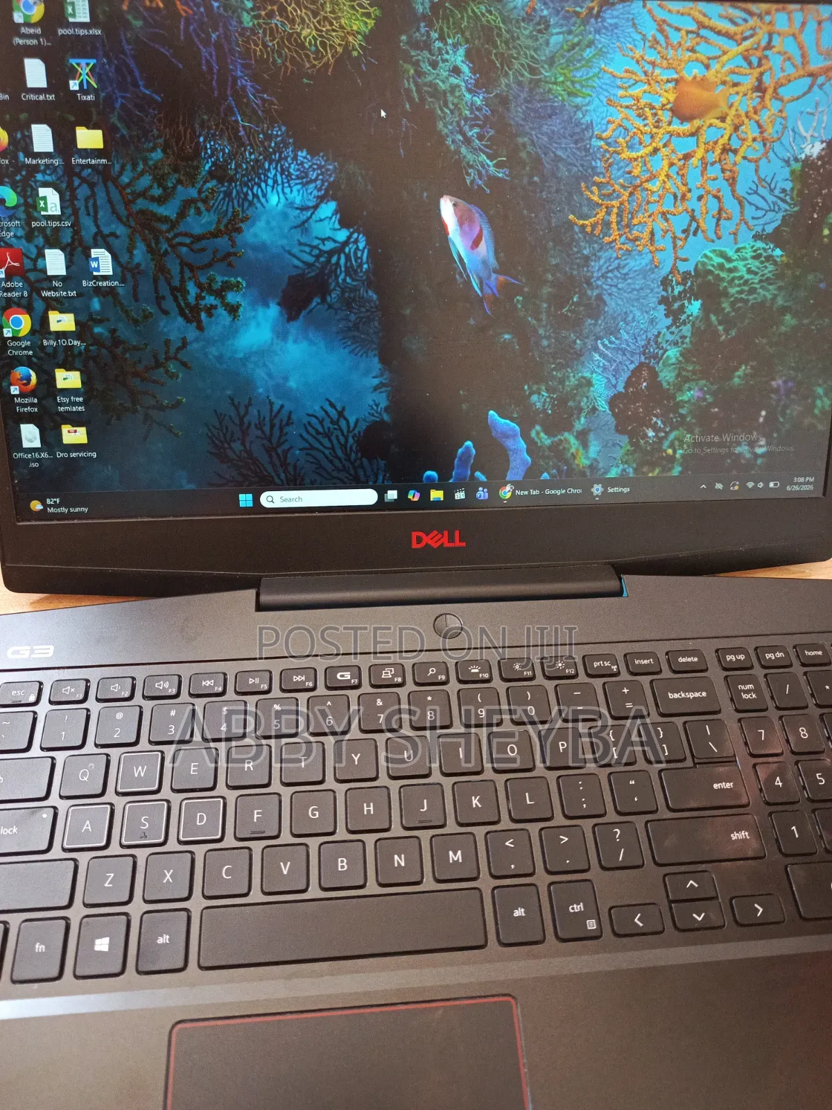 Laptop Dell G3 15 3590 32GB Intel Core i7 SSD 512GB