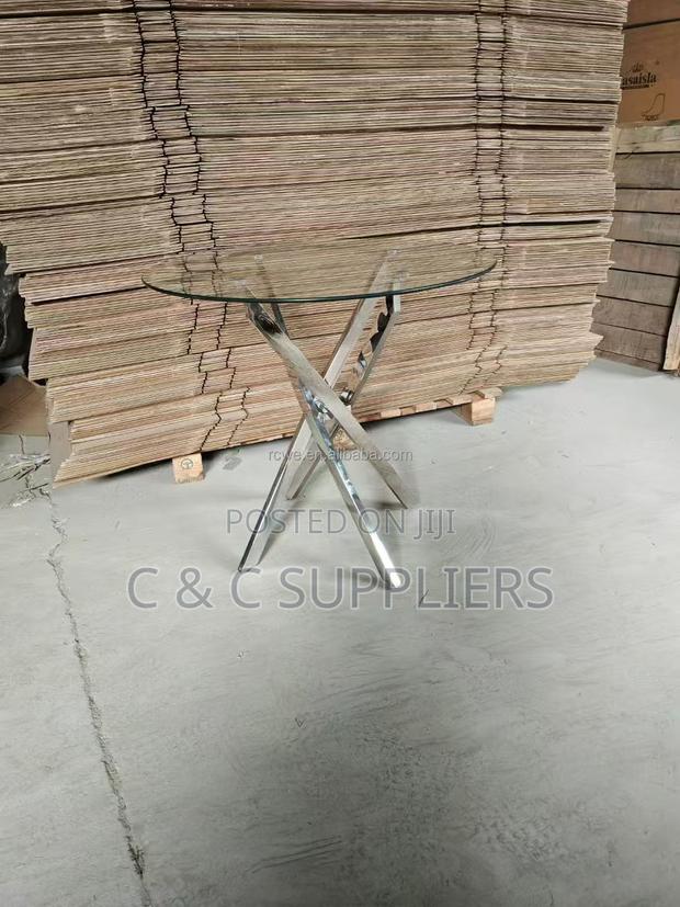 Round Glass Dining Table - thumbnail 5