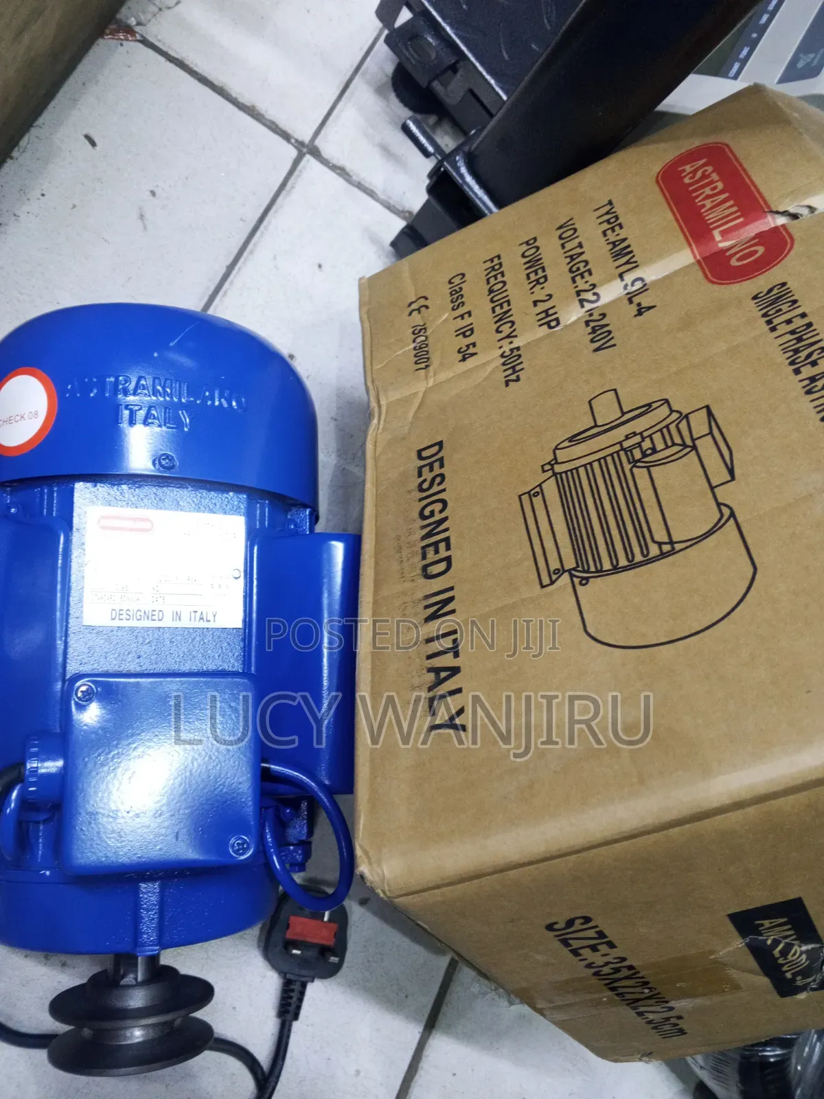Single Phase Motor/ * Model Amyl90l- 4