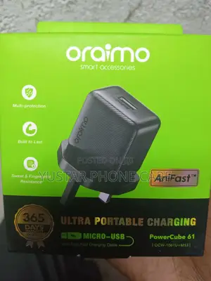 Oraimo Fast Charger With Micro Usb