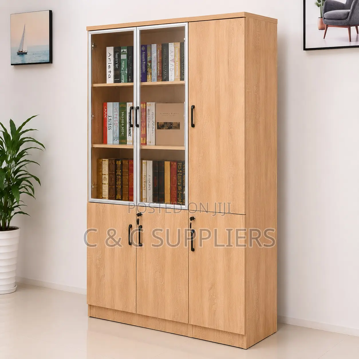 Office Executive Wooden File Cabinet