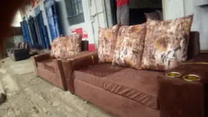 Brown 5 Seater Sofa Set