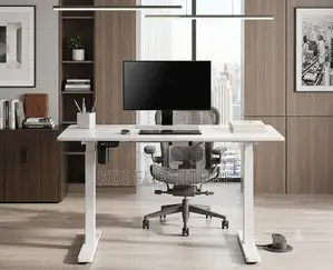 Office Desk; 1.4 Meters Electric Adjustable Aurore Computer Desk