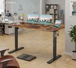 Office Desk; 1.4 Meters Electric Adjustable Aurore Computer Desk