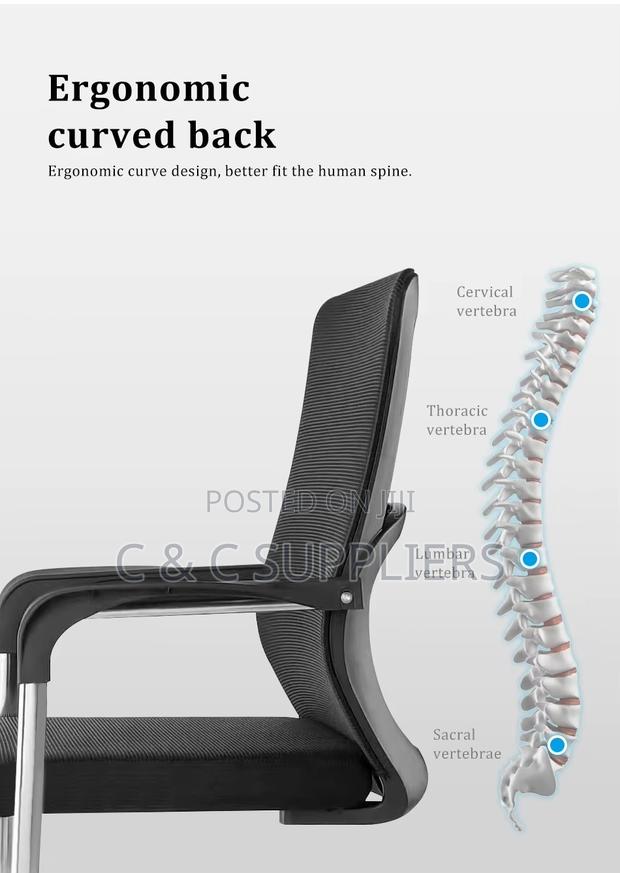 Office Mesh Breathable Visitor's Chair. - thumbnail 7