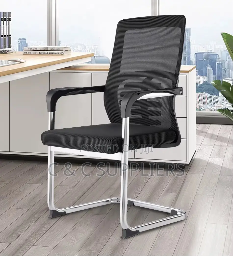 Office Mesh Breathable Visitor's Chair.