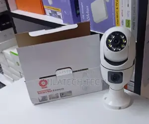 Dual Lens 360° Wifi Bulb Camera With V380 App Remote Access