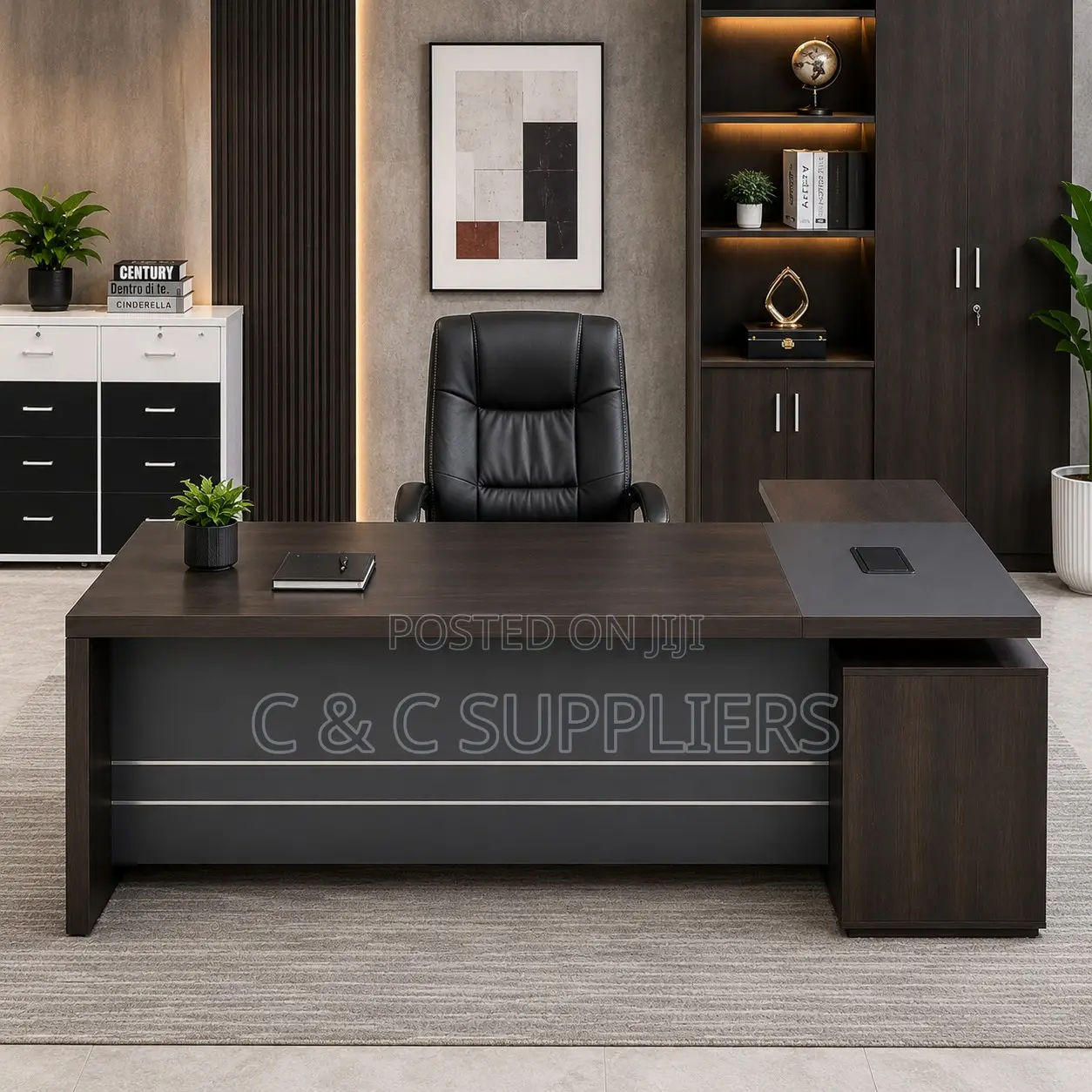 Imported Boss Office Table-1800mm