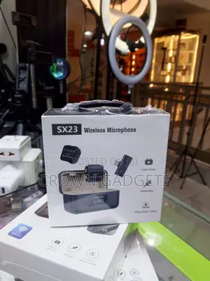 Sx23 Wireless Lavalier Microphone With Charging Case