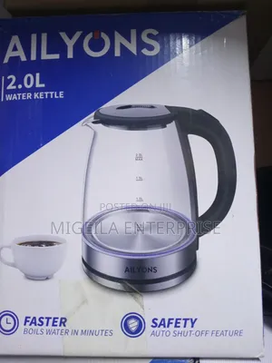 Glass Water Kettle 2l