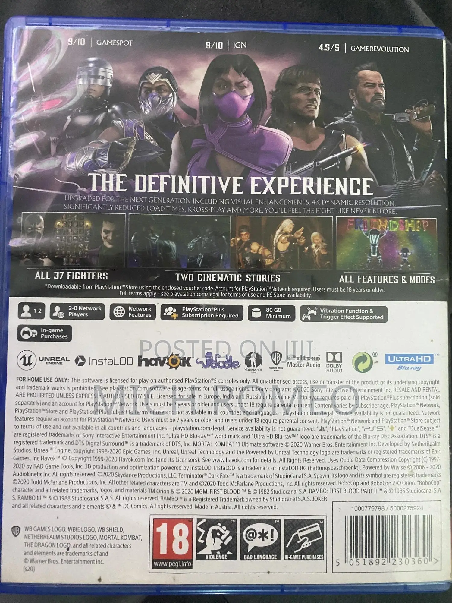 Ps5 Mortal Kombat 11 Ultimate