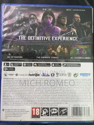 Ps5 Mortal Kombat 11 Ultimate
