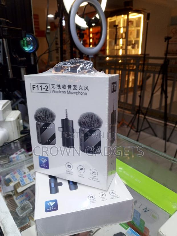 F11-2 3 in 1 Wireless Microphone for iPhone Android Camera - thumbnail 3