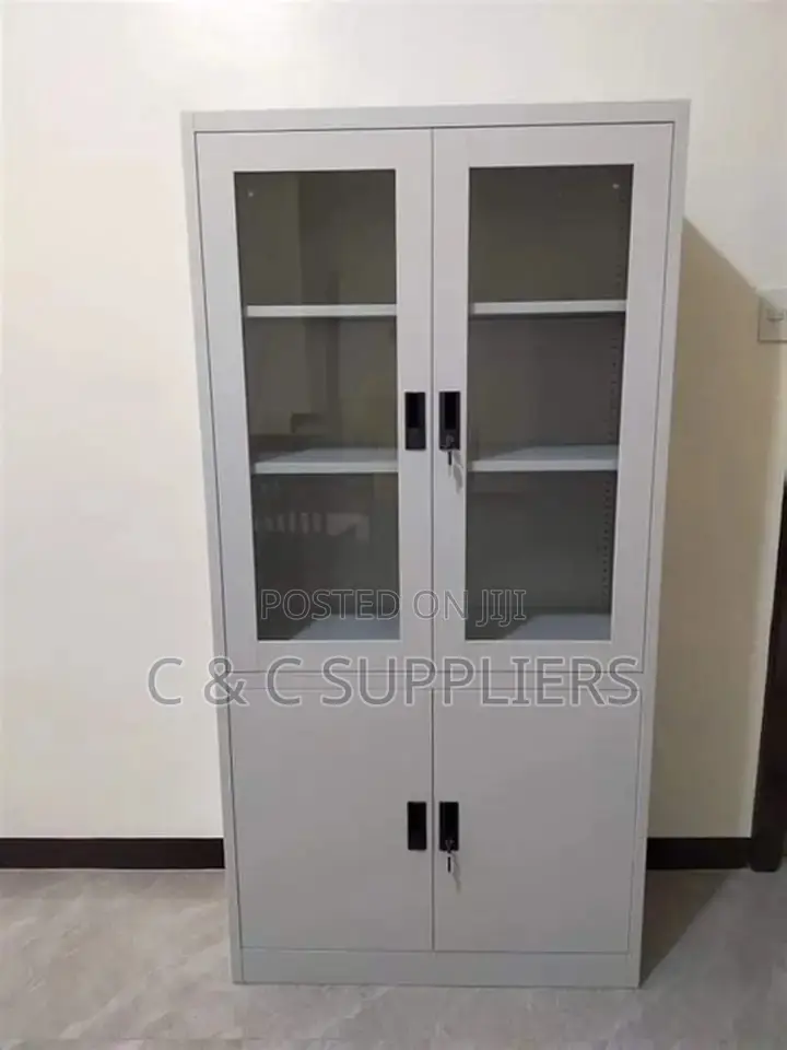 2-Door Office Cabinet With Adjustable Shelf
