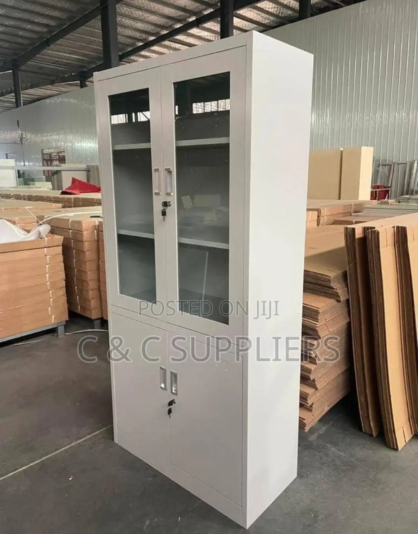 2-Door Office Cabinet With Adjustable Shelf