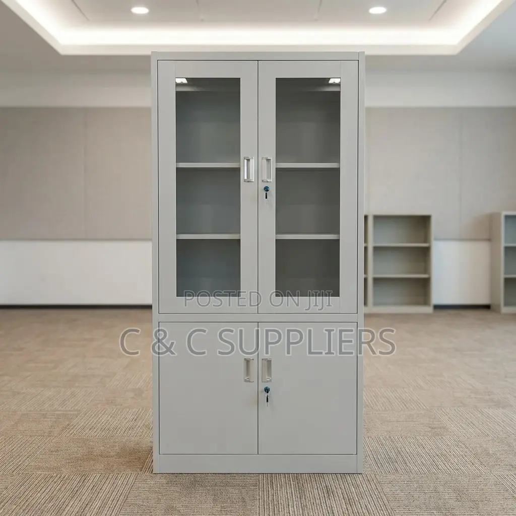 2-Door Office Cabinet With Adjustable Shelf