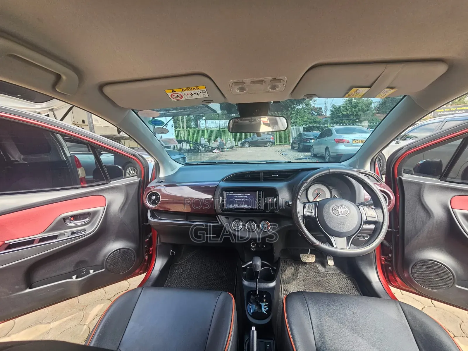 Toyota Vitz 2019 Red