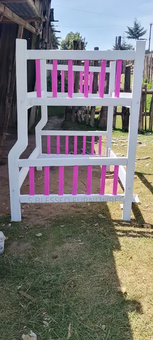 Pink/White Double Decker Bed