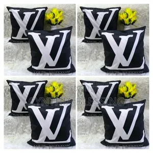 Elegant Design Print Throw Pillow