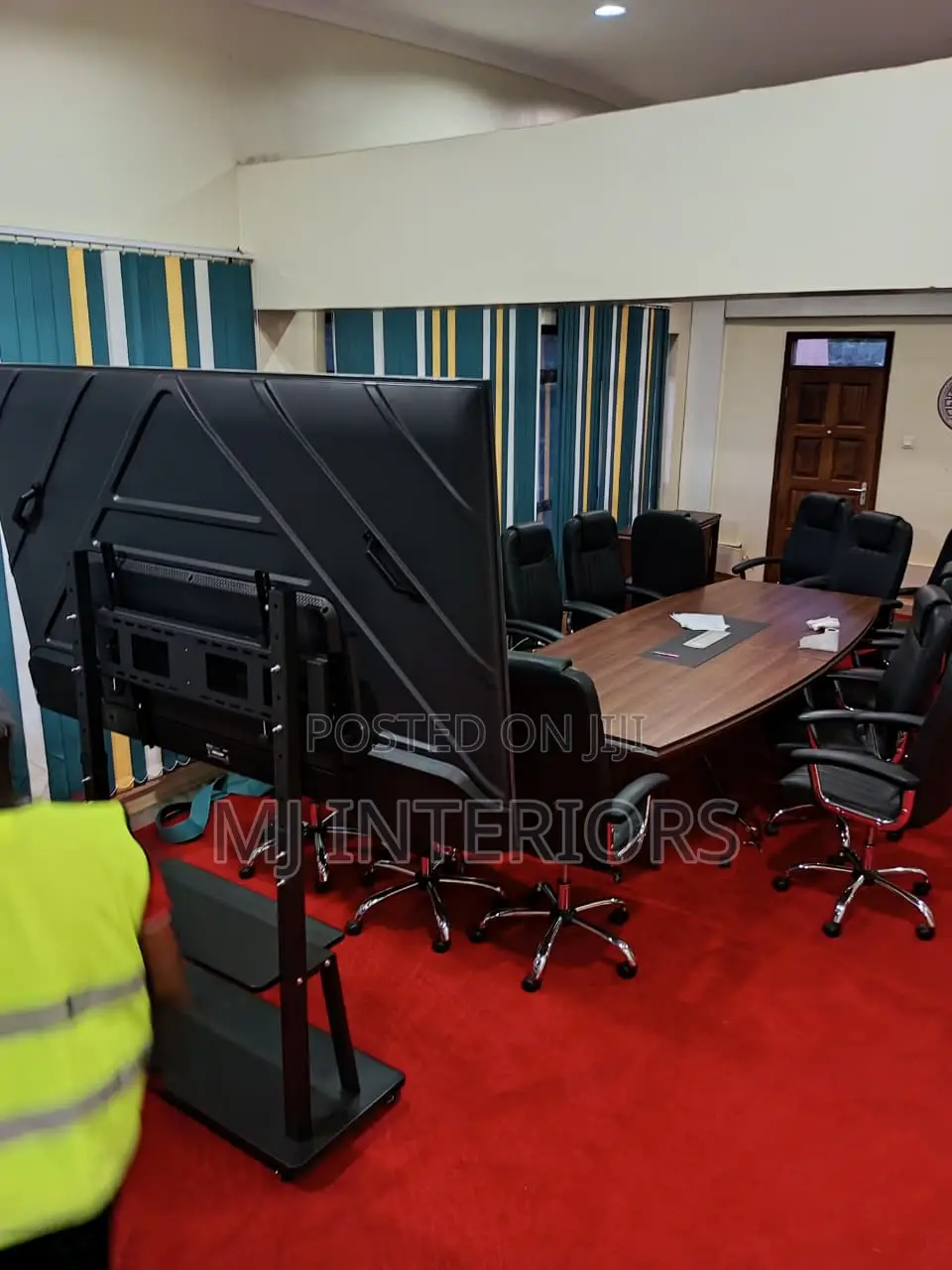 Executive Red Vip Wall to Wall Carpet Installation