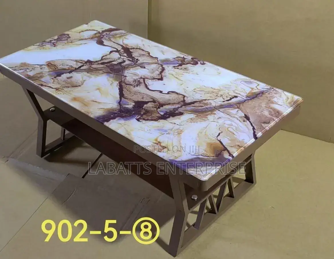 Modern Classy Imported Executive Coffee Table With Marble Top