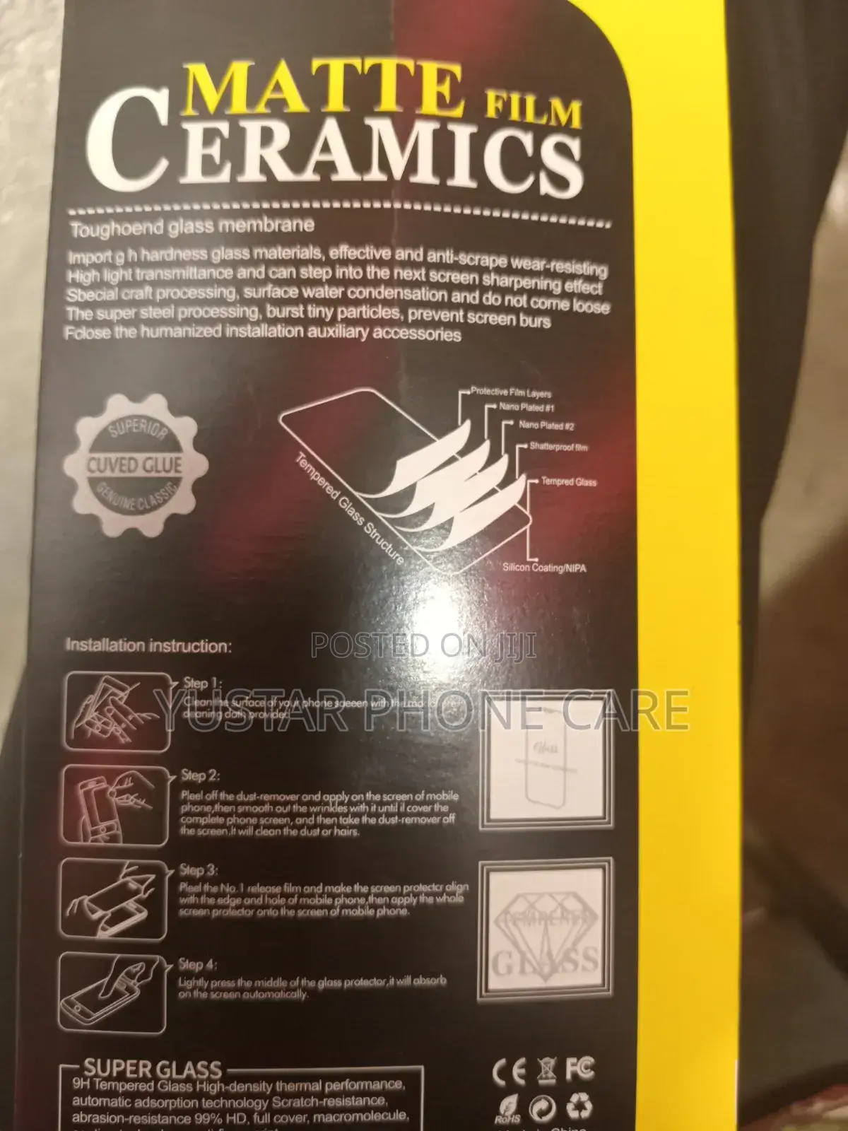 Infinix Hot 8 Ceramic Screen Protector