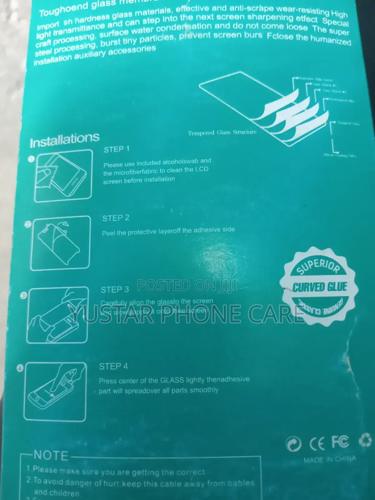 Infinix Hot 9 Play Tempered Glass Screen Protector
