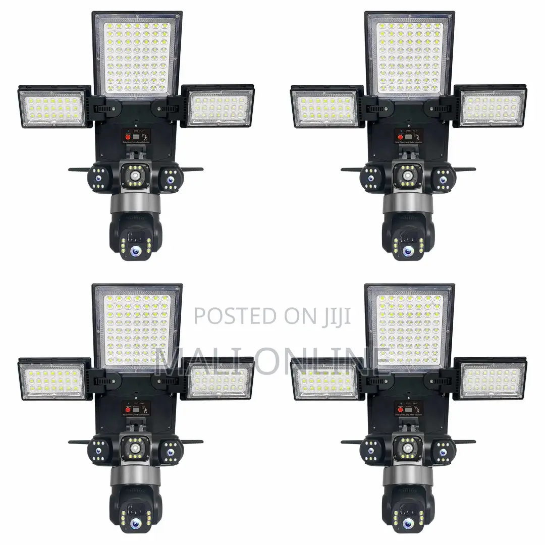 Solar Light Camera With 3 Lens