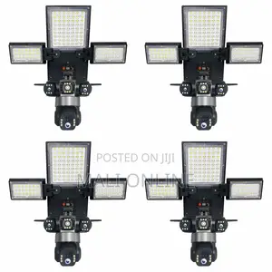 Solar Light Camera With 3 Lens