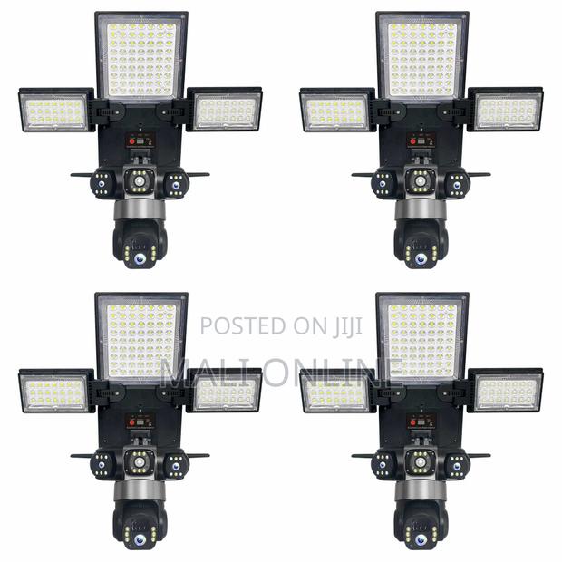 Solar Light Camera With 3 Lens