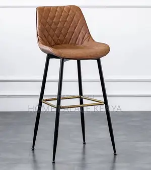 Bar Stool: Kitchen Island Stool With Gold Footrest