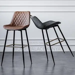 Bar Stool: Kitchen Island Stool With Gold Footrest