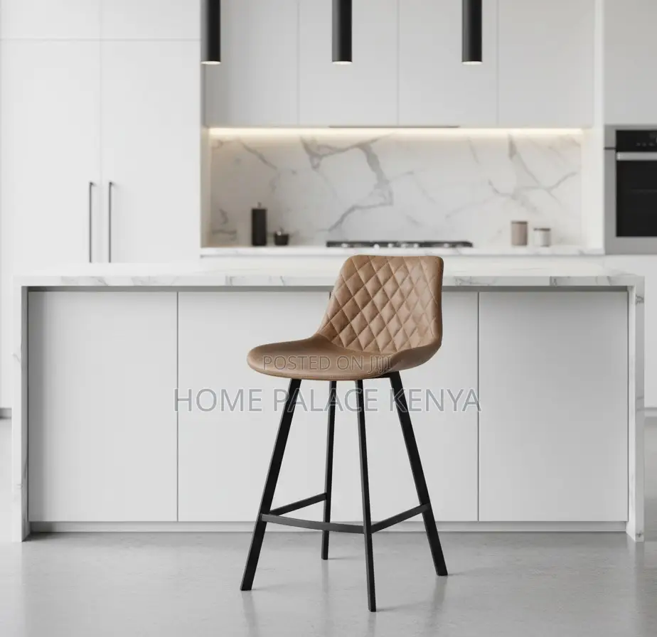 Bar Stool: Kitchen Island Stool With Gold Footrest