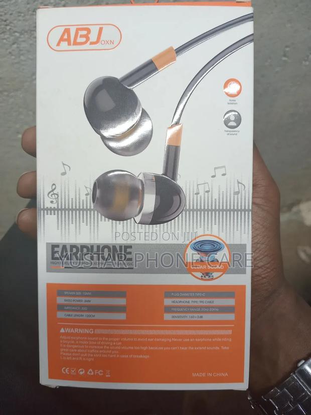 Abjoxn Wired Type C Headphones - thumbnail 2