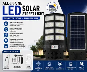 All-in-One Led Solar Street Light With Remote Control