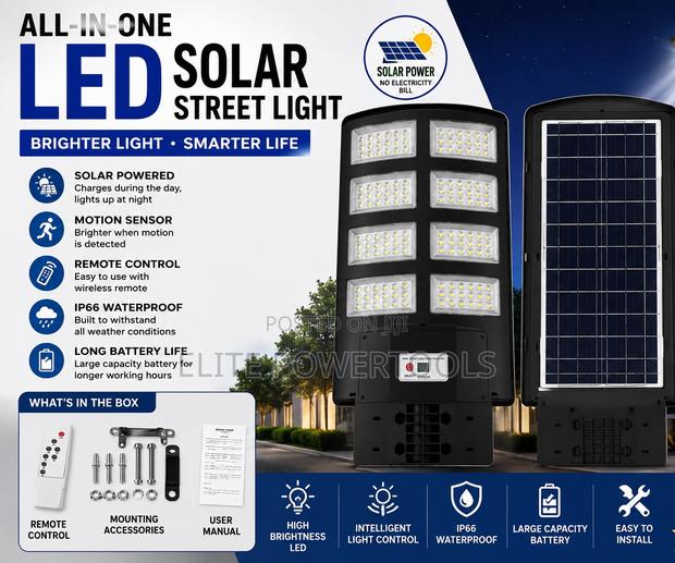 All-in-One Led Solar Street Light With Remote Control - thumbnail 2