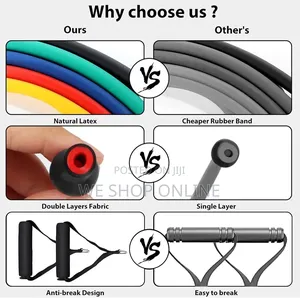 11pcs/Set Resistance Bands