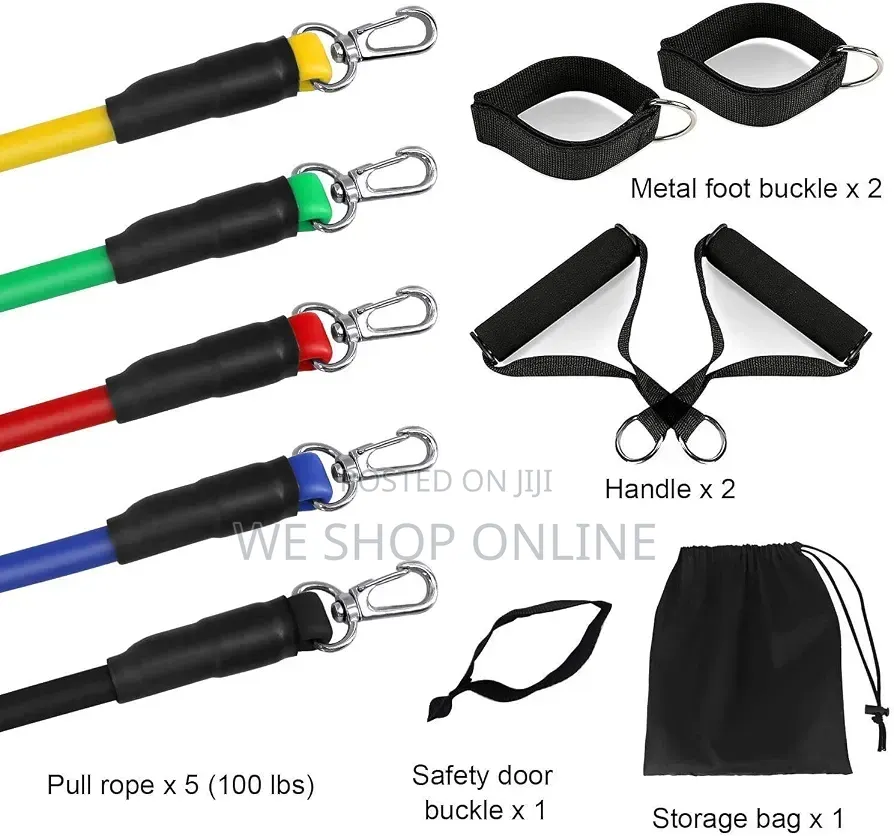 11pcs/Set Resistance Bands