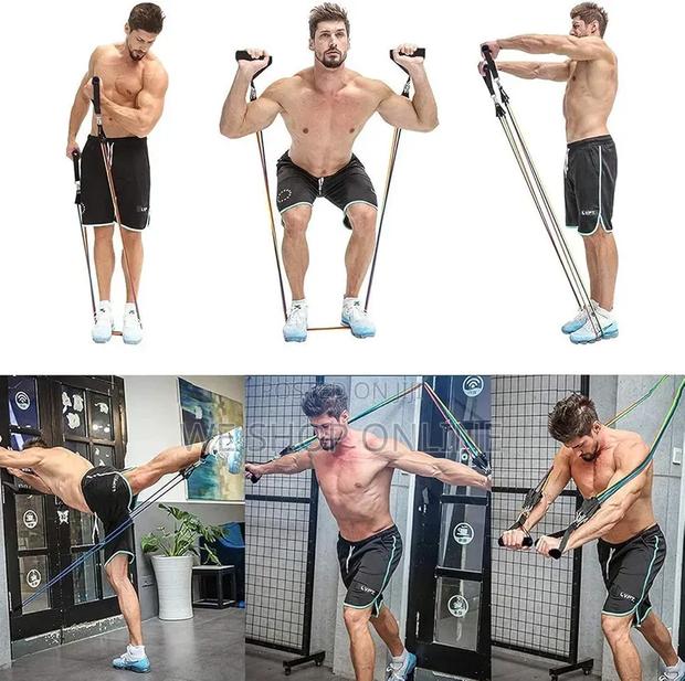 11pcs/Set Resistance Bands - thumbnail 6