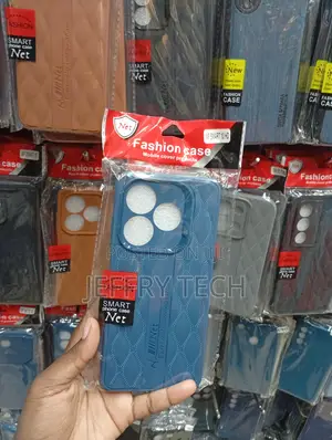 Infinix Smart 10 Hd Blue Textured "Net" Series Silicone Phone Case