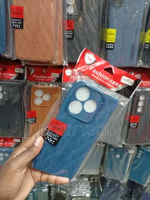 Infinix Smart 10 Hd Blue Textured "Net" Series Silicone Phone Case