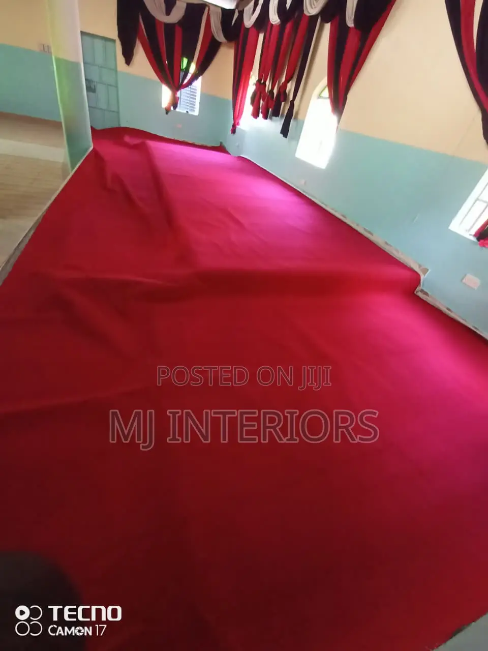 Red Delta Carpet for Contemporary Home Interiors