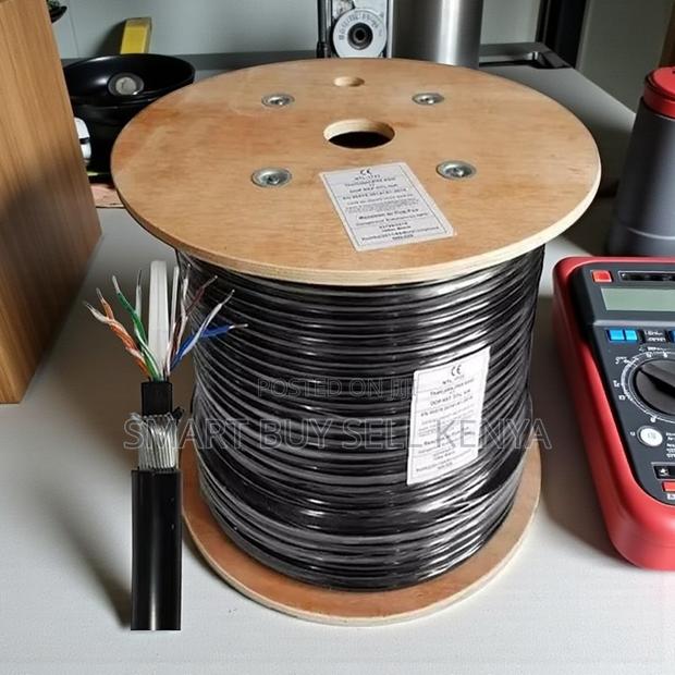 Secure Data Flow 305m Outdoor Utp Cat 6 Networking Lan Cable Roll - main view
