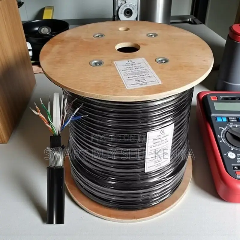 Secure Data Flow 305m Outdoor Utp Cat 6 Networking Lan Cable Roll