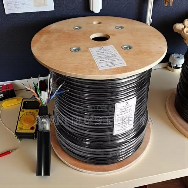 Efficient Networking 305m Outdoor Utp Cat 6 Networking Lan Cable Roll
