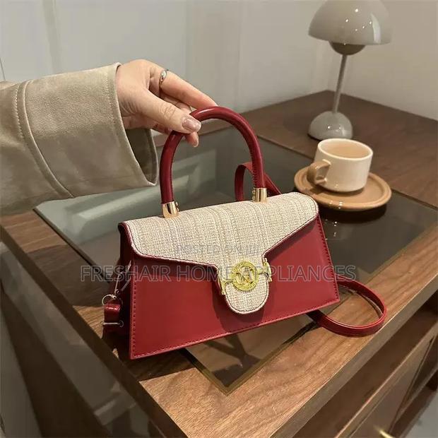 Red Maroon and Other Colors Handbag