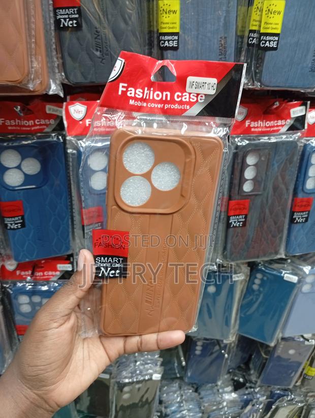 Infinix Smart 10 Hd Stylish Rhombic (Diamond) Quilted Design Cover